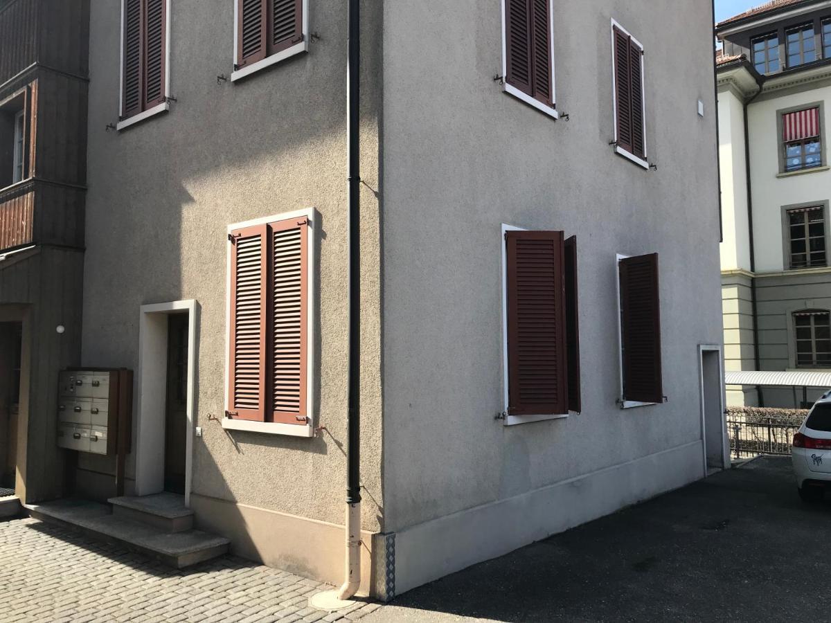 Simple Studio 36M2 In The Center Of Burgdorf Private Parking Small Bathroom מראה חיצוני תמונה
