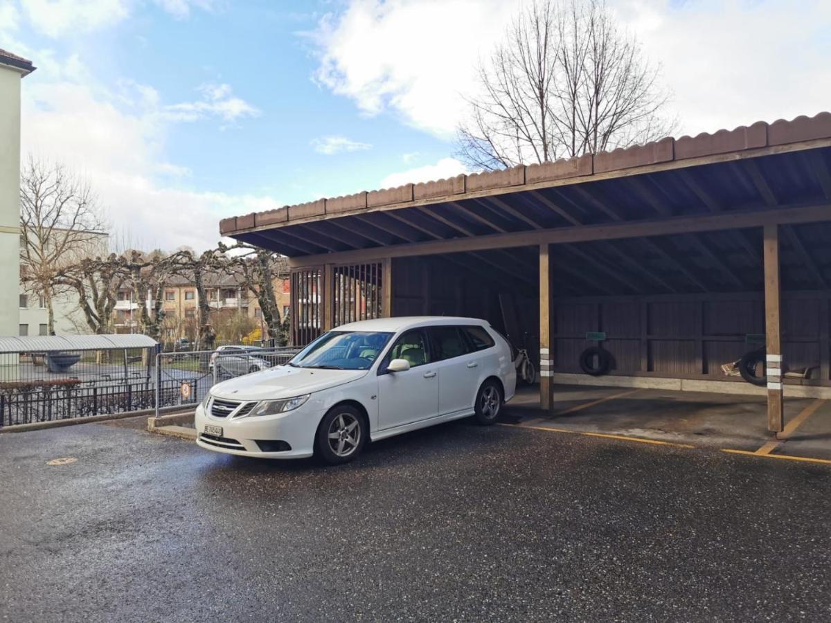 Simple Studio 36M2 In The Center Of Burgdorf Private Parking Small Bathroom מראה חיצוני תמונה